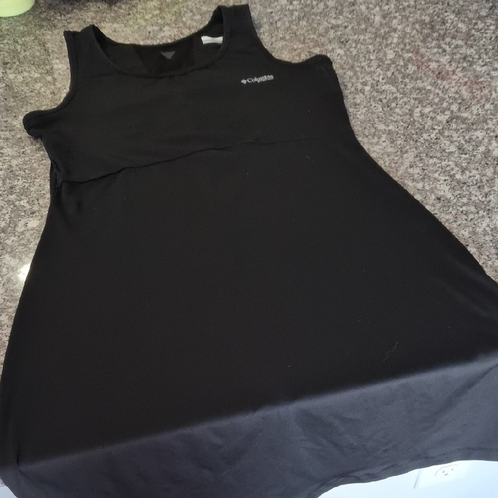 Columbia Black Sleeveless Active Tank Dress
